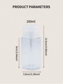 100ml/120ml/150ml/200mlRefillable Pump Bottle, Makeup Remover Oil Pump Bottle, Toner Hydrating Travel Refill Bottle, Empty Bottle Without Other Contents, Do Not Fill With Liquids Over 60°C To Avoid Deformation,Container,Bathroom - White - View 8
