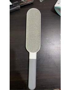 可重复使用的除尘清洁刷，双面宠物毛发去除器，手动防静电刷，适用于猫毛、衣物、沙发、家具、床上用品和地毯，无需电源 - 灰色 - 查看 13