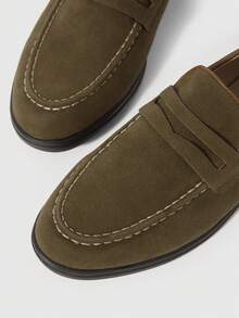 Sleekvia Damen Lässig Pendler vielseitige Loafers - Dunkelgrün - Übersicht 8