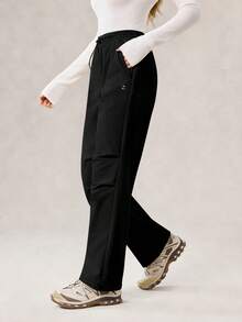 OutZeal Women Winter Thermal Outdoor Pants Black Hiking Camping Water-Resistant Fleece Lined With Pocket - Black - View 10