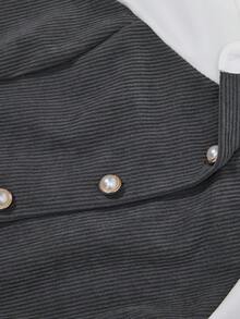 Balvessa Áo vest không tay phối màu tương phản thanh lịch dành cho nữ - Nhiều màu - Xem 6