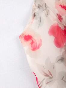 GlowEve 女士优雅印花露背系带吊带连衣裙，度假约会装，夏季 - 彩色 - 查看 4