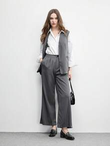 CUCCOO BIZCHIC Women's PU Leather Fashionable High Heel Shoes, Versatile For Daily Wear - Black - View 6