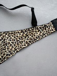 DesireSculpt 2pcs Women's Rhinestone Strap Underwire Bra Set - Multicolor - View 7