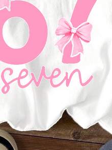 Áo thun ngắn tay cổ tròn màu trắng, kiểu dáng tối giản, in hình bướm số 67, thích hợp cho bé gái, mùa hè, áo thun in hình, áo hồng, áo kiểu, phong cách mùa thu mới, thời trang hoa nở, thời trang giá cả phải chăng, thời trang mùa thu, thời trang thoải mái hàng ngày, mùa hè, cuối tuần, thời trang tựu trường, K-Pop, áo thun cổ tròn in hình Y2K, áo thun sinh nhật số 67, áo thun ngắn tay in nơ, áo thun mùa hè cho bé 6 tuổi. - Nhiều màu - Xem 6