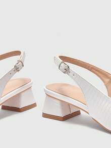 CUCCOO BIZCHIC Women's Pointed Toe High Heel Pumps, Suitable For Outings, Daily Commute - White - View 8