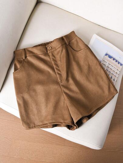 CosyJoli Plus Size Women Casual Shorts