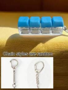 1 Móc khóa bàn phím giảm căng thẳng dành cho người lớn - Con quay nhỏ gọn với các phím nhiều màu sắc, chất liệu PC bền chắc. - Pha trộn màu sắc - Xem 9