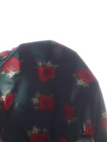 SHEIN 新生女宝宝橙色蕾丝无袖拼接白色印花连衣裙和发带，夏季新款 - 綠色 - 查看 8