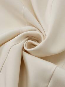 GlowEve 新款女士珍珠拼接无袖优雅上衣 - 杏色 - 查看 5