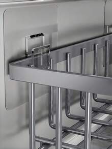 1 PC Large Capacity Non-Slip Rustproof ABS Shower Caddy Over Door Hanging Storage Rack For Bathroom Organizer Shampoo Soap Holder Bath Shelves Home Decor - Multicolor - View 4
