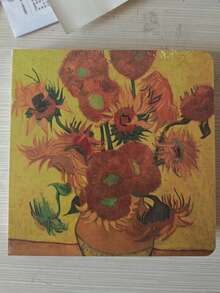 1pc/4pcs Van Gogh Sketch Book, 200 Pages, Blank Paper, Travel Sketchbook, Portable, Hand Drawing, DIY Painting Book, Art Painting, Painting Art Supplies - 14cmx14cm - View 18