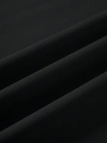 Manfinity LEGND Men's Letter Print Round Neck Short Sleeve T-Shirt And Drawstring Waist Shorts Casual Outfit