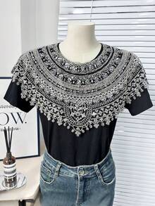 Embroidered Cape Set Detachable Collar Wrist Cuffs Elegant Evening Wear Shawl Wedding Party Formal Attire Silk Blend Luxury Embroidery - Multicolor - View 12