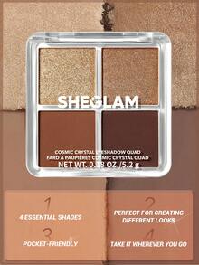 SHEGLAM Cosmic Crystal 四色眼影盤-Higher Self 品牌美妝化妝品 適合女士與女孩 - Higher Self - 查看 4