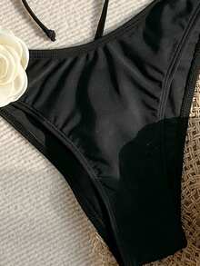 Swim Chiccia 夏季海灘3D縫製系帶比基尼套裝