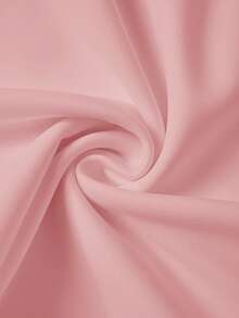 SHEIN BASICS Women's Solid Color Ruffle Hem Minimalist Design Versatile Summer Skirt Pink Skirt Aline Skirt Flare Skirt Mini Skirt Micro Skirt - Pink - View 9