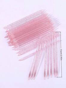 20/50/100/200/300/500 片装角质层推棒指甲清洁器美甲工具美甲用品，适用于专业沙龙、家庭DIY、卸甲、美甲贴片等，返校必备美甲套装工具 - 粉色 - 查看 8