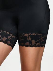 SHAPORA 1件装女士高腰塑形瑜伽裤，收腰提臀紧身裤，适合健身和日常穿着 - 黑色 - 查看 6