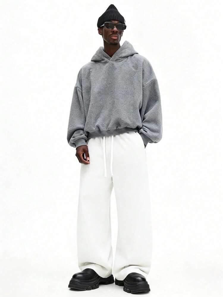 Cotton Sweatpants With Drawstring Waistband