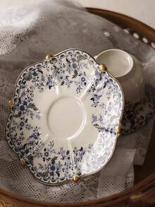 1pc Vintage European Style Luxury Ceramic Coffee/Tea Cup Set, Afternoon Tea Set, Elegant Home Use - Multicolor - View 6