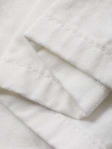 DAZY Women's Denim Collared Sleeveless Cropped Top And Wide Leg Pants Casual Denim Suit - White - View 7