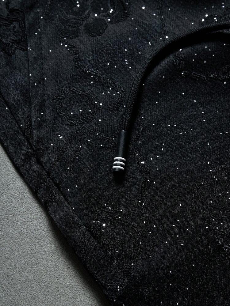 PAVTROS Conjunto de camisa de manga corta y pantalones cortos minimalista para hombre - Negro - Añade 5