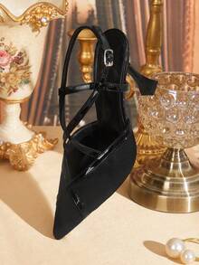 CUCCOO TILAWA Women Heeled Sandals - Black - View 6