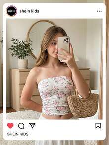 Casual Sleeveless Top For Teen Girl, Soft Relaxed Fit, Versatile For Outing, Vacation, Sports, Classroom, Outdoor, Daily Wear, Spring/Summer - Pink - View 6