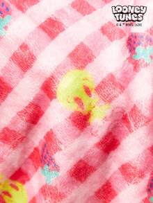 LOONEY TUNES X PETSIN 1 Chăn đa năng hình chim vàng dâu tây, ấm áp và thoải mái cho thú cưng (mèo, chó), màu hồng đỏ, dày dặn, thấm hút tốt, thích hợp cho mùa thu đông. - Màu Hoa hồng đỏ - Xem 6