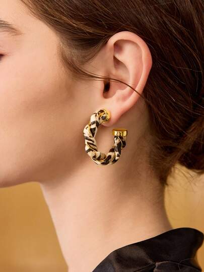 MOTF PREMIUM 18K镀金热塑包覆式日常耳环