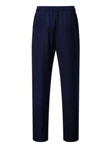 Genlund Bộ áo sơ mi và quần dài cổ tàu in họa tiết thời trang nam. - Màu xanh hải quân - Xem 4