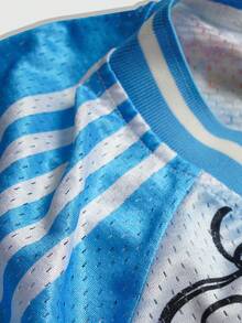 ROMWE MEN Street Life 505-Pink-01403 Áo thun gân hoa bóng mượt họa tiết mắt chim - BT - Nhiều màu - Xem 4