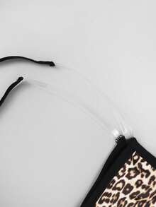 Fashionable Leopard Print Sexy Thong Underwear For Men - Multicolor - View 4