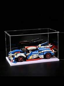 Clear Acrylic Display Case Collectible Showcase Assemble Easy Dust Proof Protection Box For Action Figures Toys Model Cars Home Decor Storage Organizer - Multicolor - View 4