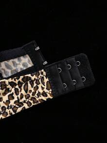 DesireSculpt 2件装女士纯色+豹纹钢圈文胸套装 - 彩色 - 查看 7