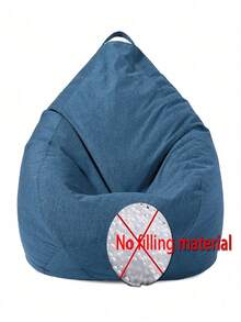 SHEIN 1pc Bean Bag Chair, Lazy Sofa Chairs, Doll Storage, Large Bean Bag Chairs Suitable For Living Rooms, Bedrooms, Dormitories, And Offices; Children's Memory Foam Bean Bag Chairs – Loungers, Bean Bag Sofas, Poufs, Lazy Sofas, Tatami Mats. These Are Supplies Applicable To Living Rooms And Outdoor Camping, Available In Yellow, Khaki, Coffee Brown, Green, Gray, And Blue.(Only The Outer Cover Is Sold,No Filling) - Multicolor - View 20