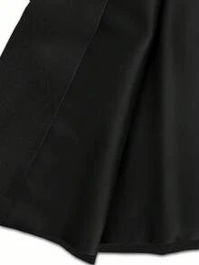 Manfinity Mode 男士休闲绅士西装，时尚英伦风，工作和日常穿着必备单品，西装外套和裤子套装，男士礼服套装，男士两件套，男士黑色正装，男士黑色西装套装，男士西装，婚礼礼服。 - 黑色 - 查看 6