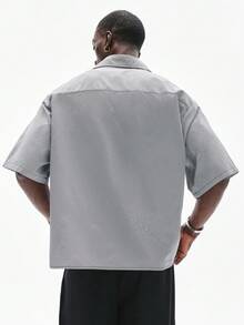 STYNVO 男士休闲短袖衬衫配领带