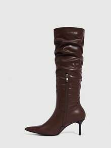 CUCCOO SZL Women's Fashion Pointed Toe High Heel Over-The-Knee Boots Valentine's Day