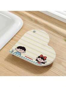 Joivida Cartoon Heart-Shaped Diatomite Absorbent Mat Multi-Functional Drainage Storage Rack For Bathroom Hotel Vanity - Multicolor - View 20