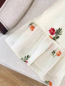 GlowEve Women's Floral Embroidery Slip Dress, Casual Style - Multicolor - View 5