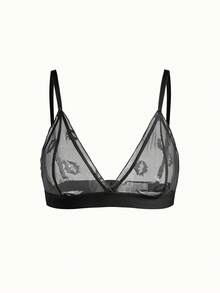 Bonmuse 5pcs Set Women's Solid Color Lip Ruffled Wireless Triangle Cup Comfortable Sexy Bra And Panty Setfor Summerfor Summer - Multicolor - View 5