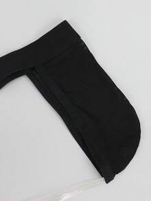 DrisQ DrisQ 1 Peça Cueca Masculina Sexy Preta com Tecido Fashionável, Sem Entrepernas e Sem Costas - Preto - Visão 5
