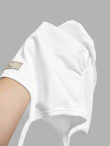 Slaydiva Solid Color Fitted Backless Summer Fashion Camisole - White - View 11