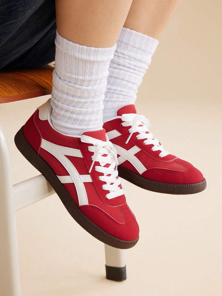 CUCCOO EASI Women's Soft & Comfortable Casual Lace-Up Sneakers, Suitable For All Seasons, Spring/Summer