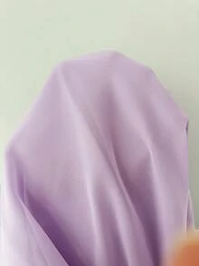 Modelyn Vestido de mujer con decoración floral, cintura ceñida y hombros descubiertos - Morado - Ver 6