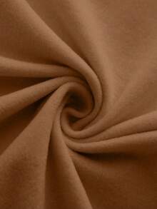 Franclia 时尚新款高品质长袖拉链连帽连体衣，带抽绳装饰，女款 - 卡其色 - 查看 5