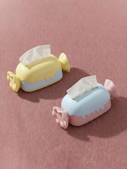 Joivida Candy Design 豪华纸巾盒，弹簧式抽取器，客厅餐桌装饰，北欧风格家居必备，圣诞节礼物佳品，节日送礼首选