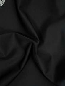 Manfinity Swimmode 男士印花黑色休闲时尚及膝泳裤 - 黑色 - 查看 8